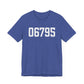 06795 - Watertown CT Zip Code Unisex Jersey Short Sleeve T-Shirt