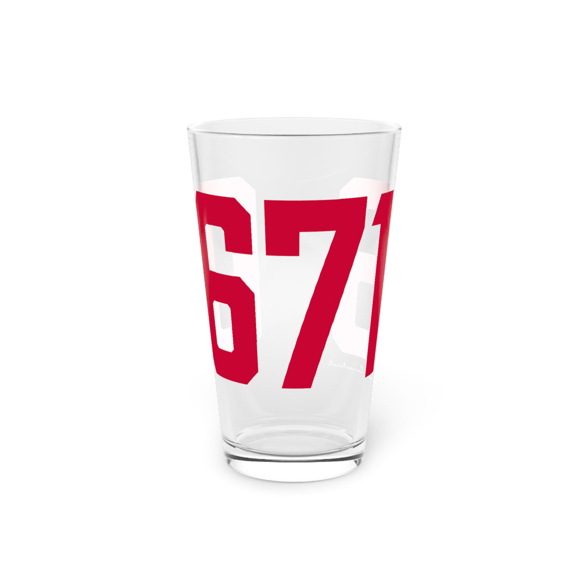 06716 Wolcott Connecticut Zip Code Pint Glass, 16oz