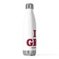 I Heart GRCH 20oz Insulated Bottle