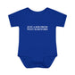 Just a kid from West Hartford Infant Baby Rib Bodysuit