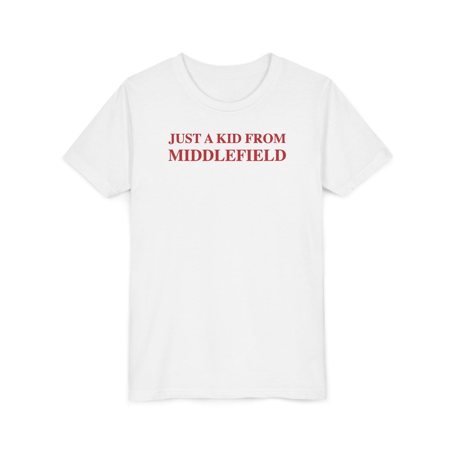 Just a kid from Middlefield Youth Short Sleeve T-Shirt