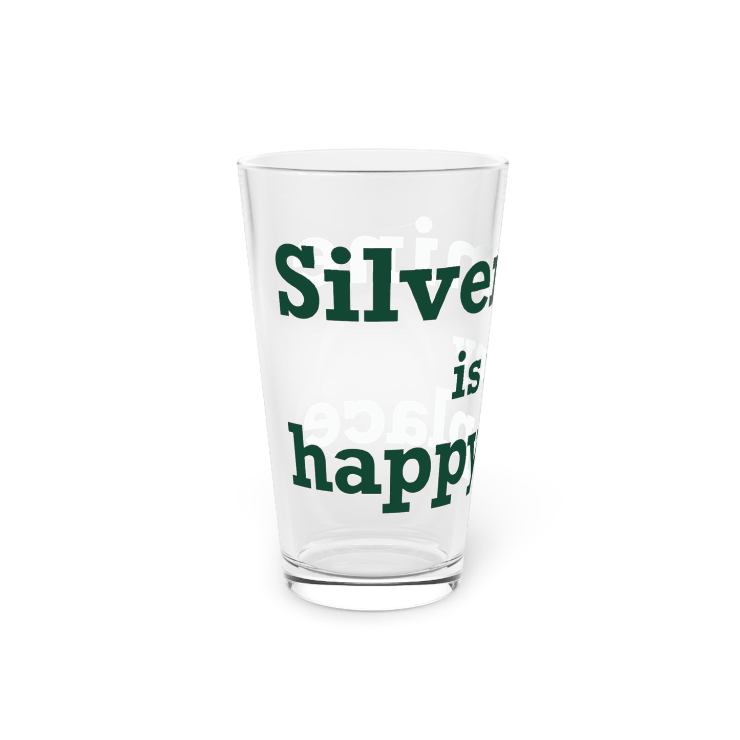 Silvermine is My Happy Place Pint Glass, 16oz