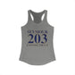 Seymour 203 Connecticut Women's Ideal Racerback Tank Top