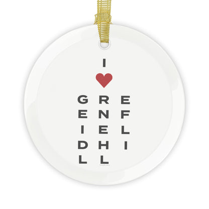 Greenfield Hill Vision Glass Ornaments
