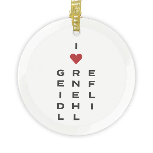 Greenfield Hill Vision Glass Ornaments