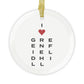 Greenfield Hill Vision Glass Ornaments