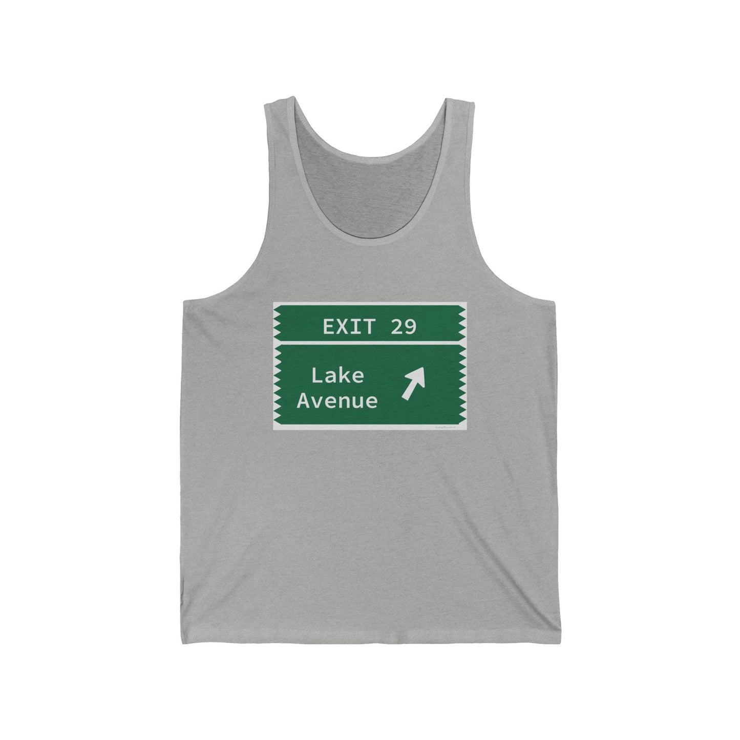 Vintage Merritt Parkway Exit 29 Sign Unisex Jersey Tank Top