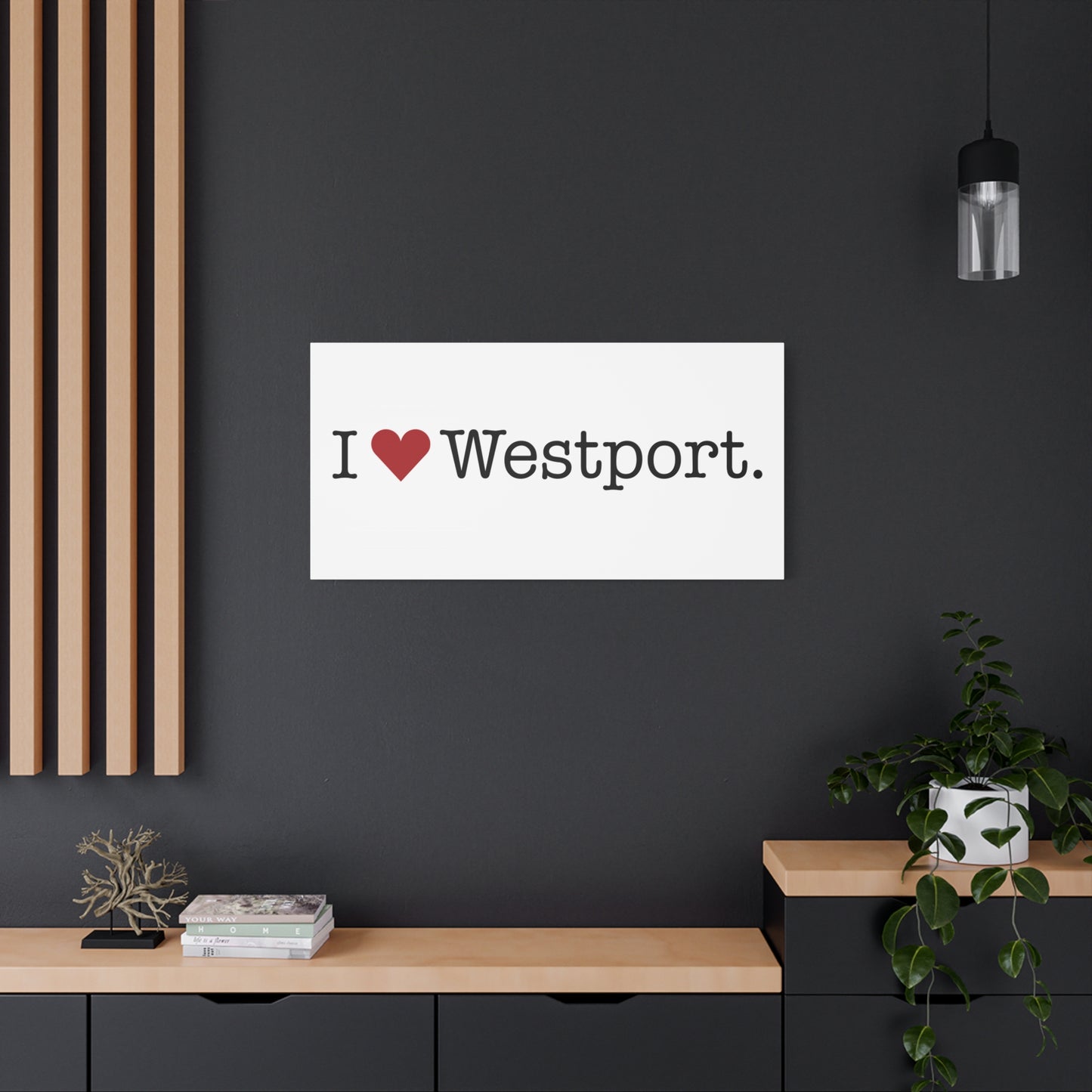 I Heart Westport. Matte Canvas, Stretched, 1.25"