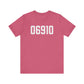 06910 Stamford CT Zip Code Unisex Jersey Short Sleeve T-Shirt