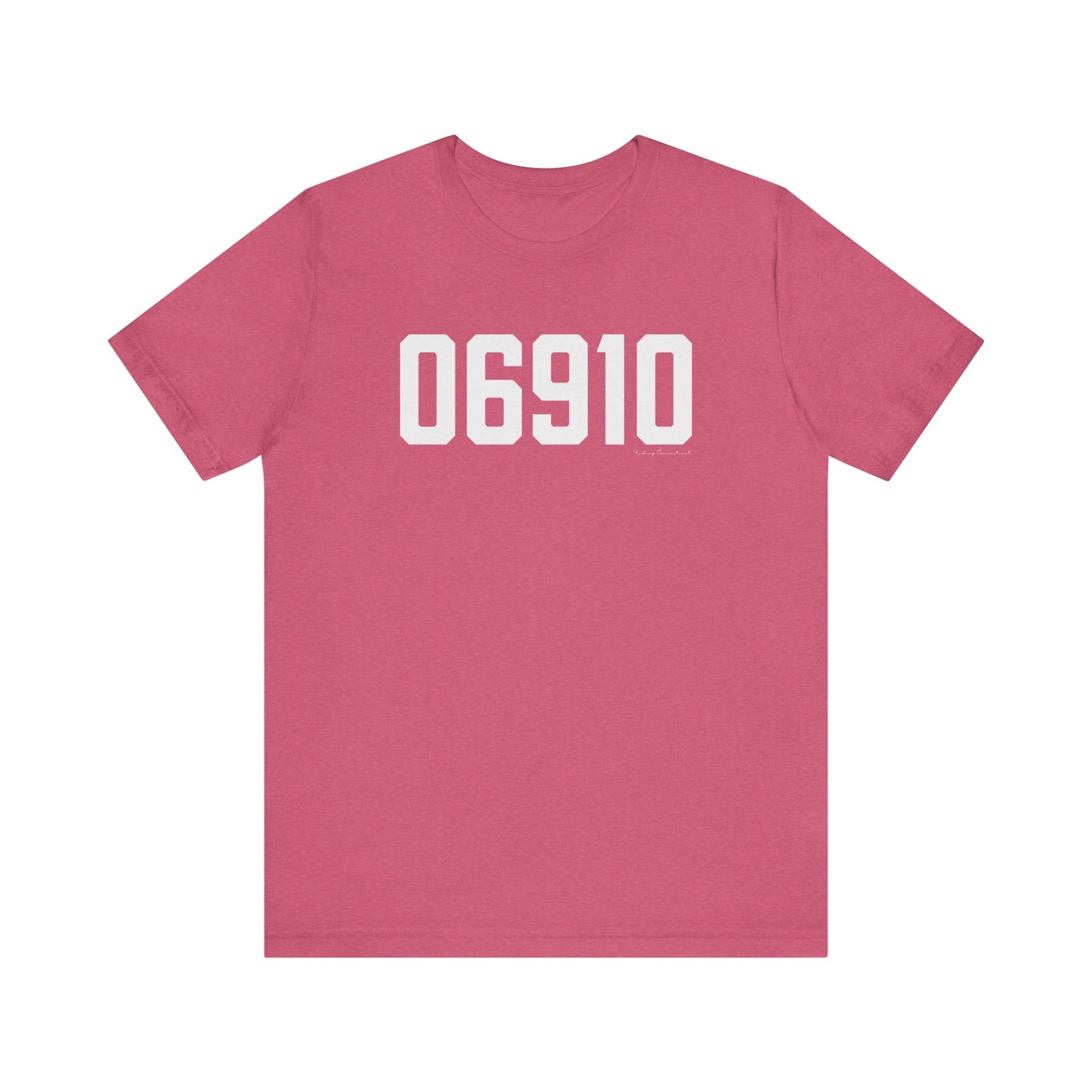 06910 Stamford CT Zip Code Unisex Jersey Short Sleeve T-Shirt