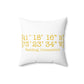 Redding Coordinates Spun Polyester Square Pillow