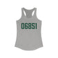 06851 Norwalk Connecticut Zip Code  Women's Ideal Racerback Tank Top