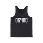 06480 Portland CT Zip Code Unisex Jersey Tank Top