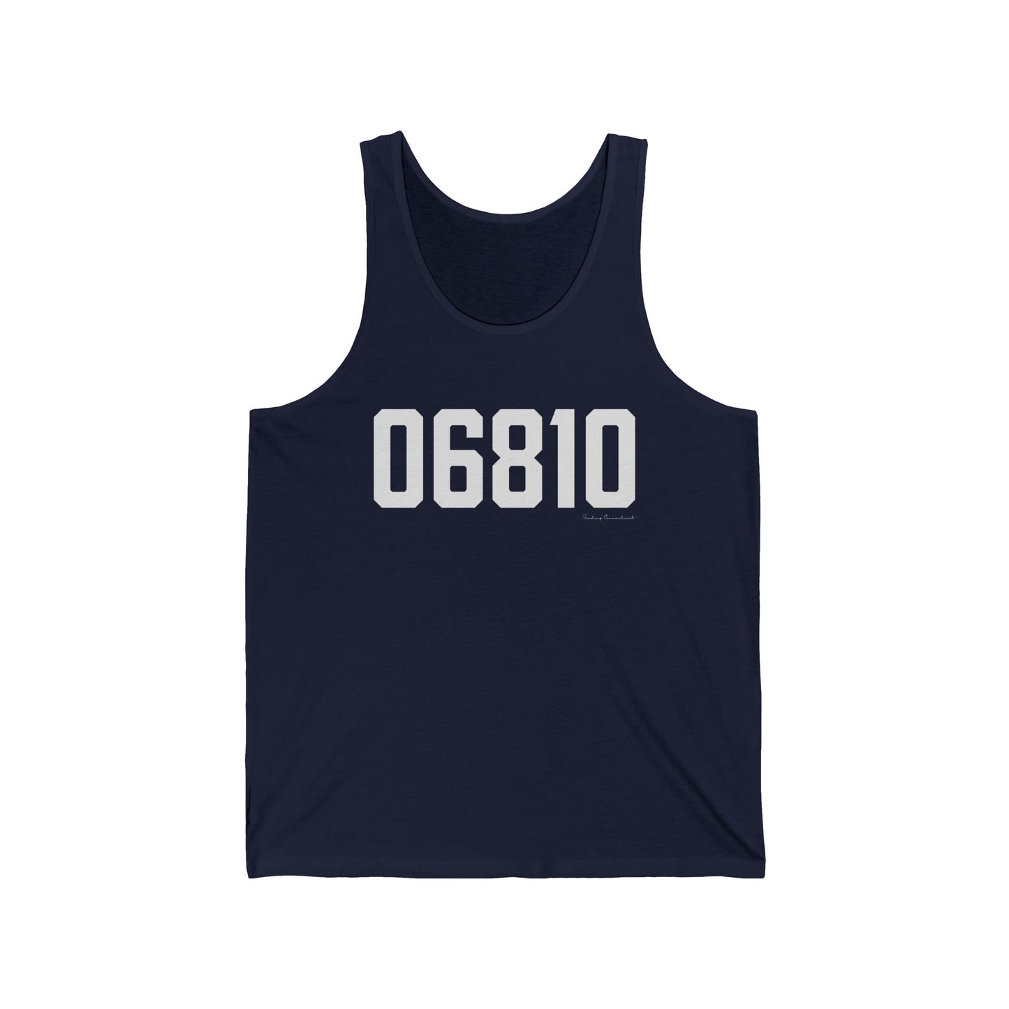06810 Danbury CT Zip Code Unisex Jersey Tank Top
