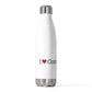 I Heart Compo Beach. 20oz Insulated Bottle