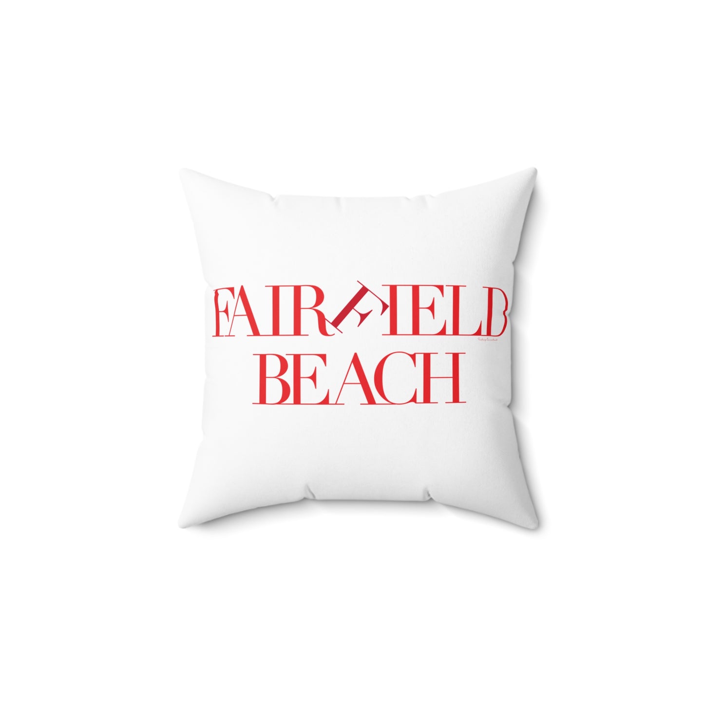41 Tilt Fairfield Beach Spun Polyester Square Pillow