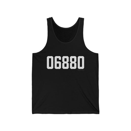 06880 Westport CT Zip Code Unisex Jersey Tank Top