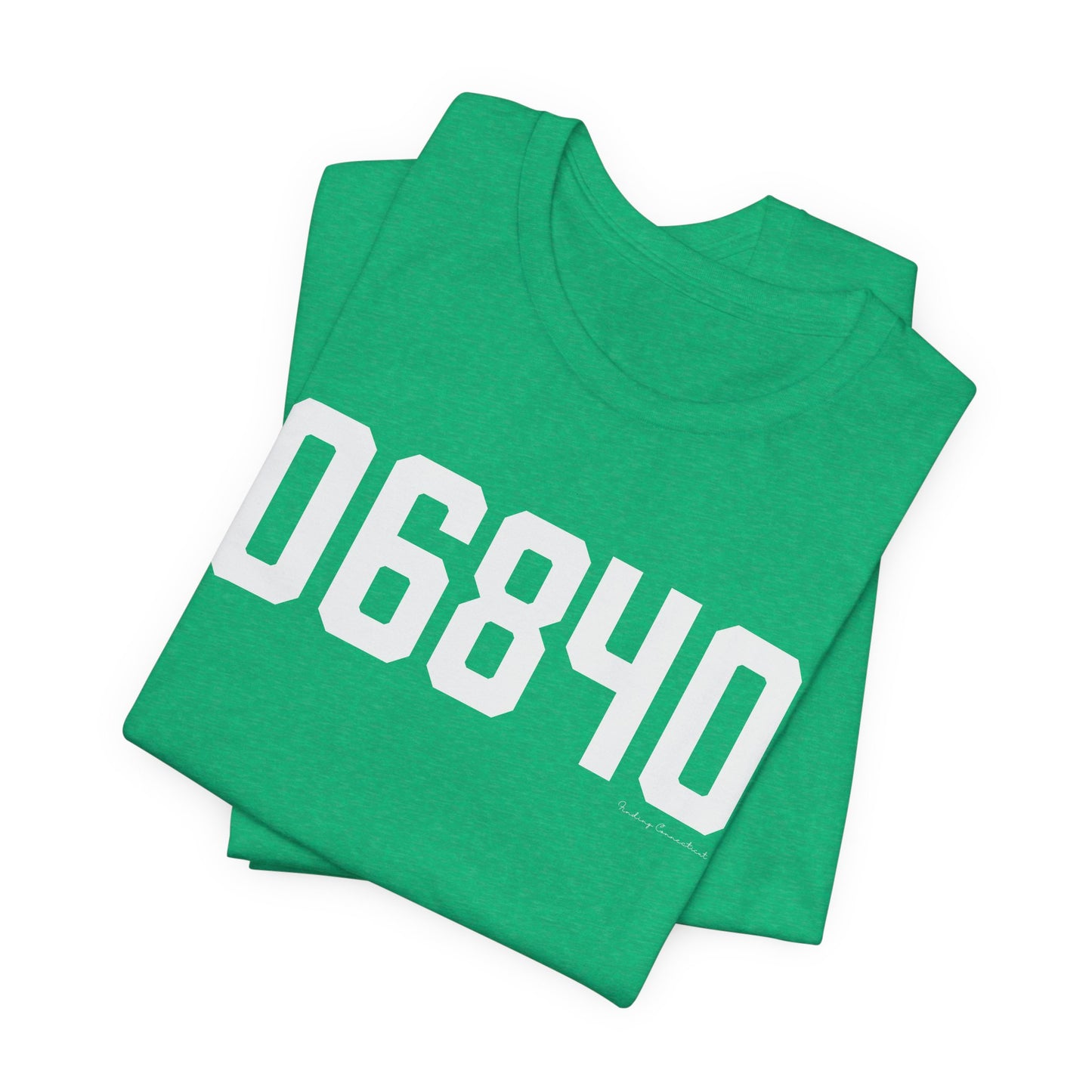 06840 New Canaan CTZip Code Unisex Jersey Short Sleeve T-Shirt
