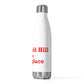 Greenfield Hill is My Happy Place 20oz Insulated Bottle