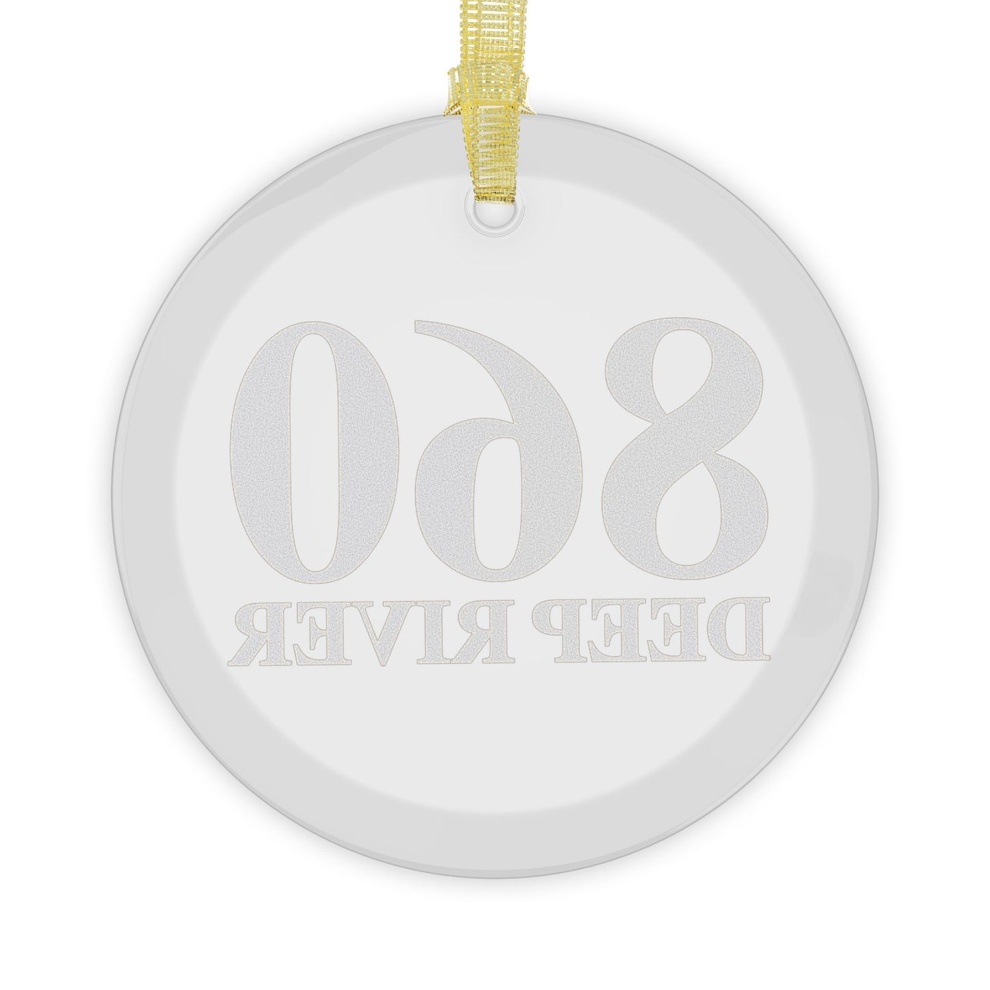 860 Deep River Glass Ornaments