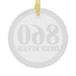 860 Deep River Glass Ornaments