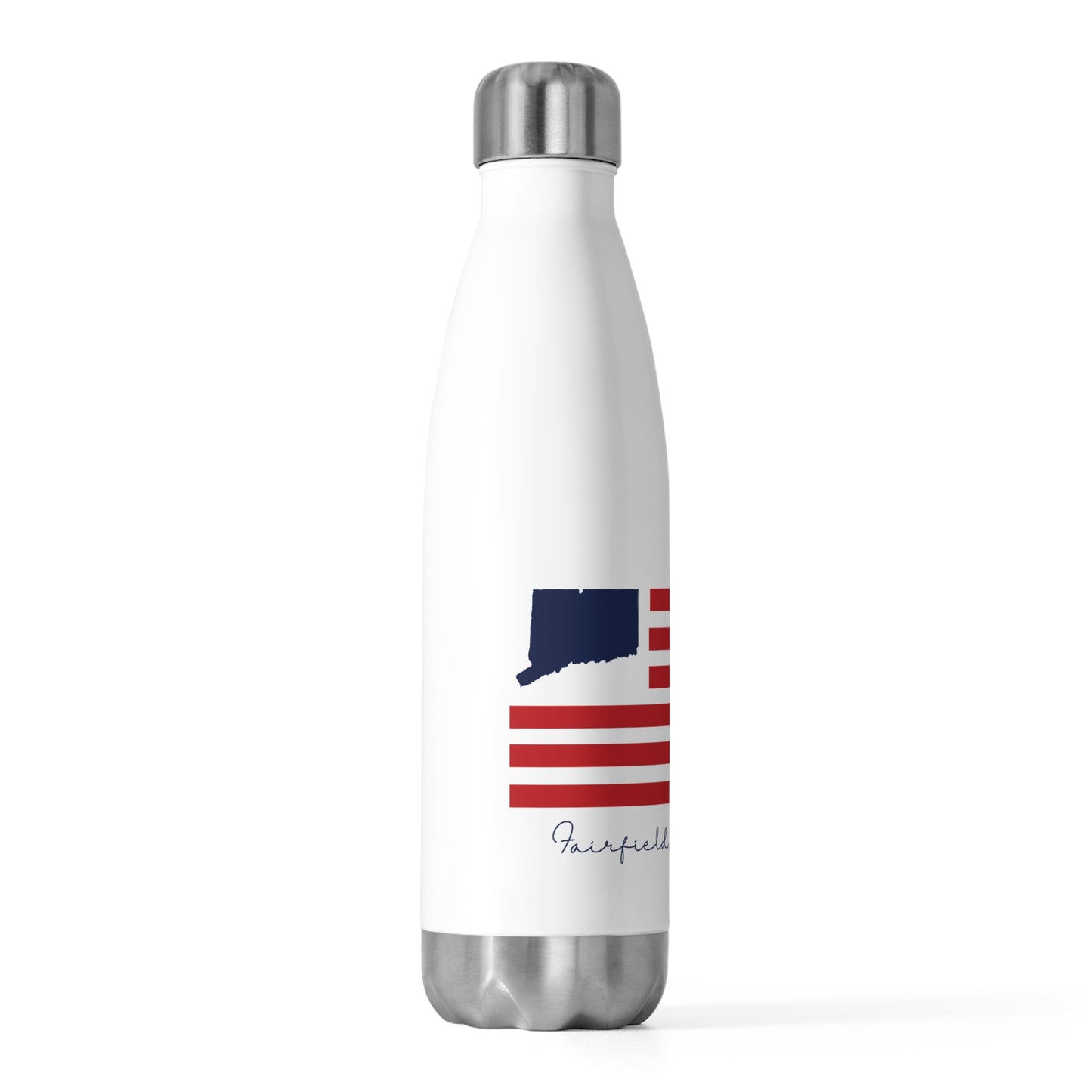 Fairfield Connecticut Flag 20oz Insulated Bottle