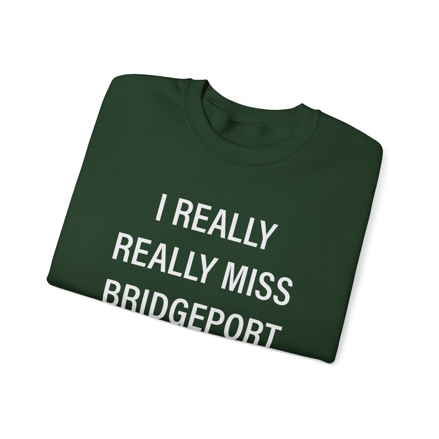 I Really Really Miss Bridgeport  Unisex Heavy Blend™ Crewneck Sweatshirt
