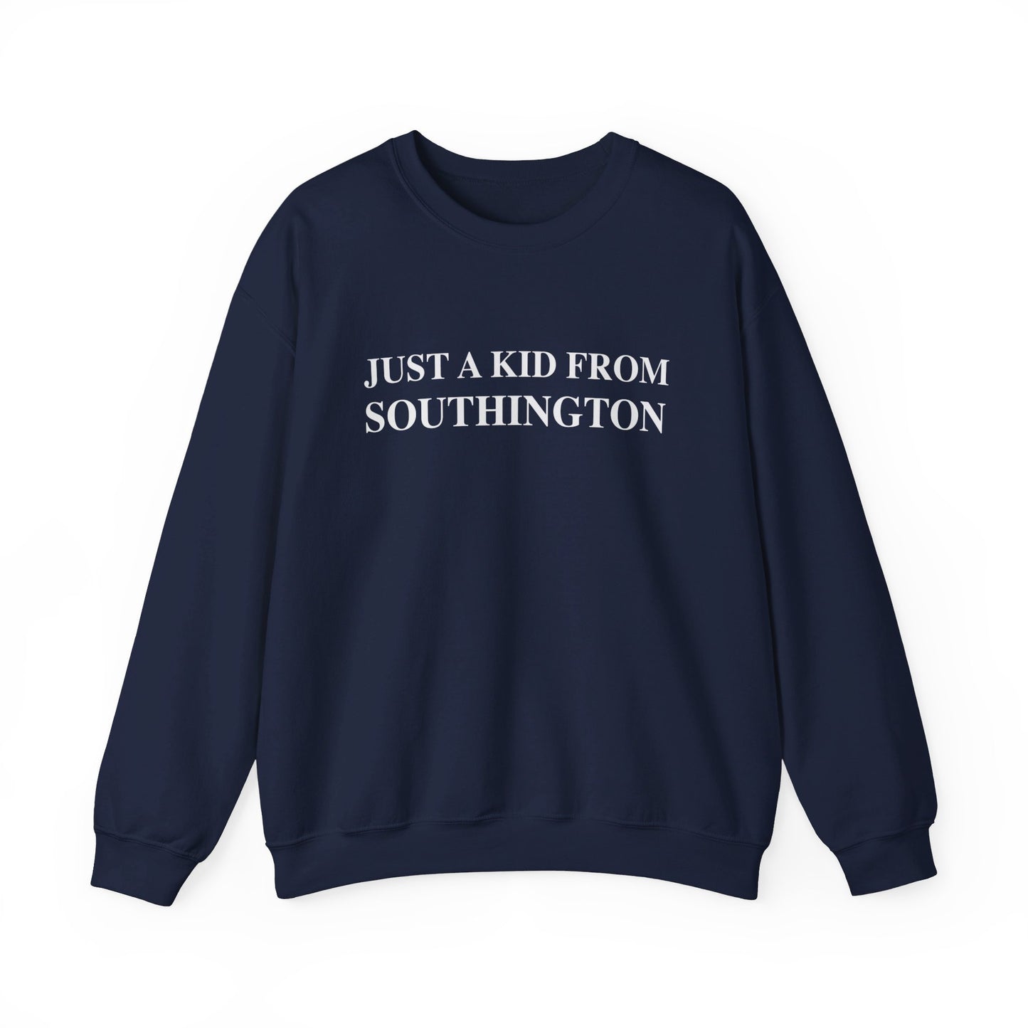 Just a kid from SouthingtonUnisex Heavy Blend™ Crewneck Sweatshirt