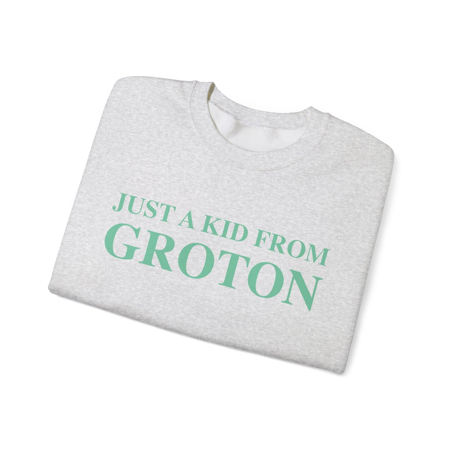 Just a kid from Groton Unisex Heavy Blend™ Crewneck Sweatshirt