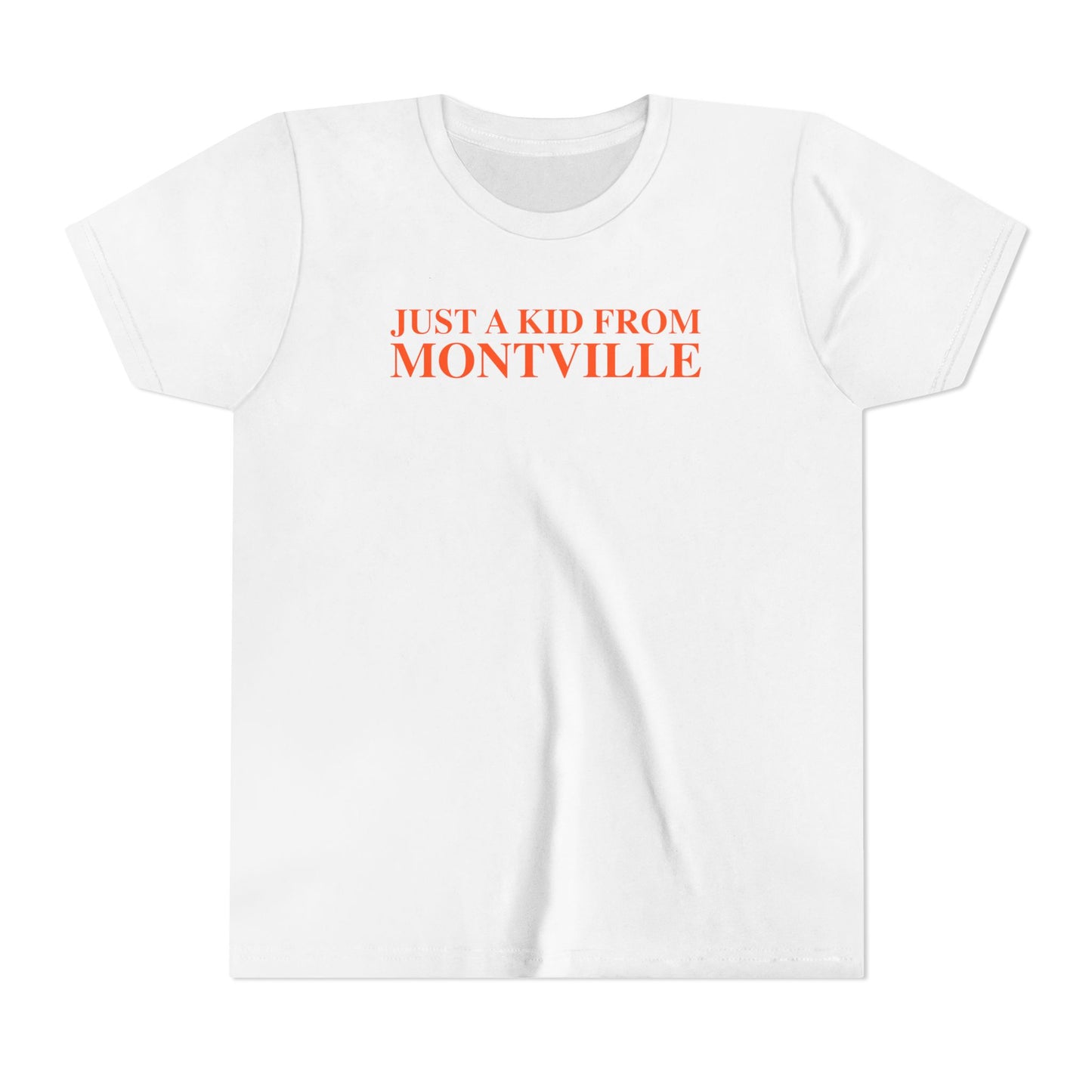 Just a kid from Montville Youth Short Sleeve T-Shirt