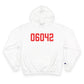 06042 Manchester Connecticut Zip Code Champion Hoodie