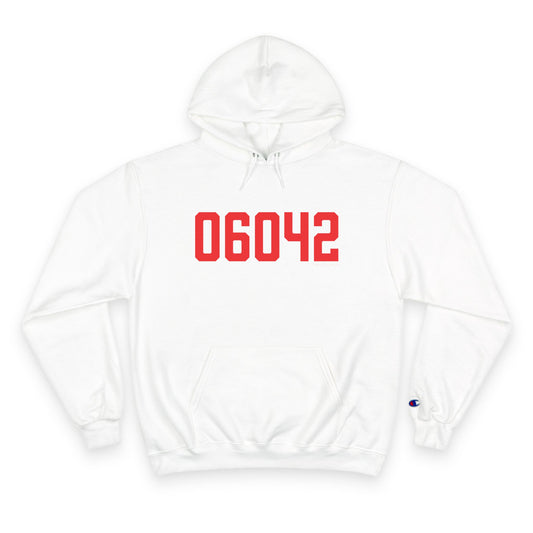 06042 Manchester Connecticut Zip Code Champion Hoodie