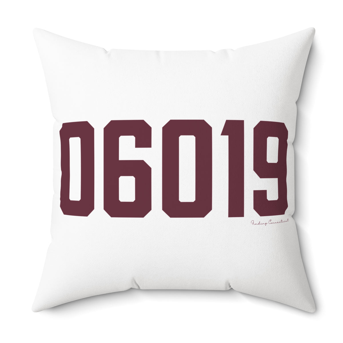 06019 Canton Connecticut Zip Code Polyester Square Pillow
