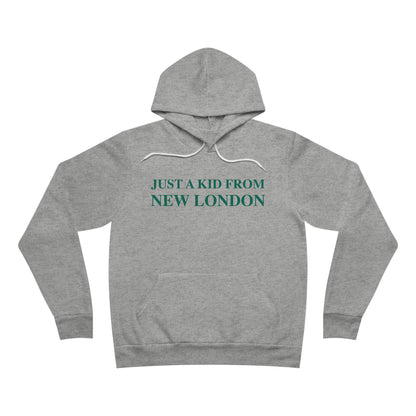 Just a kid from New London Unisex Sponge Fleece Pullover Hoodie