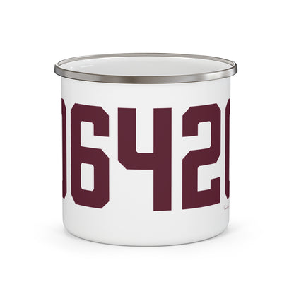 06420 Salem Connecticut Zip Code Enamel Camping Mug