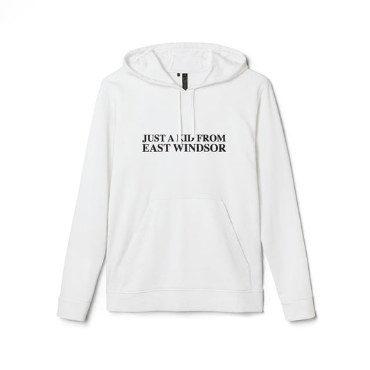 Just a kid from East Windsor adidas Unisex Fleece Hoodie