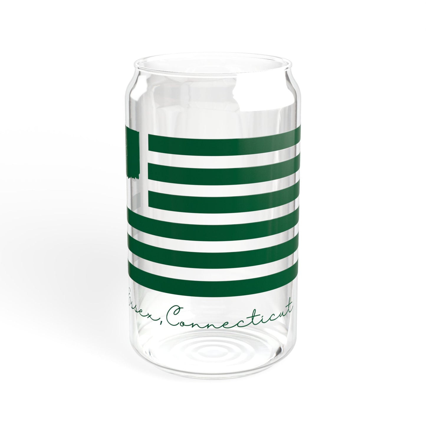 Essex Connecticut St. Patrick’s Day Flag Sipper Glass, 16oz