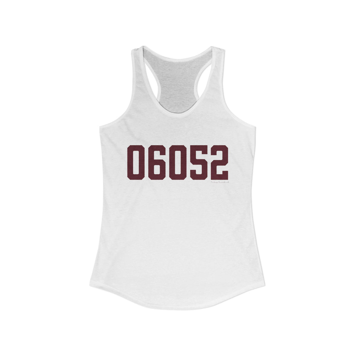 06052 New Britain Connecticut Zip Code Women's Ideal Racerback Tank Top