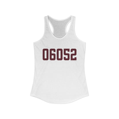 06052 New Britain Connecticut Zip Code Women's Ideal Racerback Tank Top