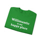 Willimantic is My Happy Place Unisex Heavy Blend™ Crewneck Sweatshirt