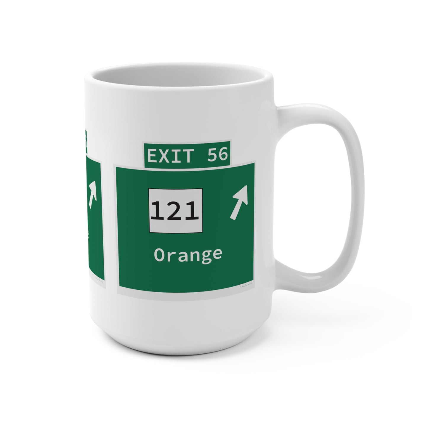 Vintage WCP Exit 56 Sign Mug 15oz