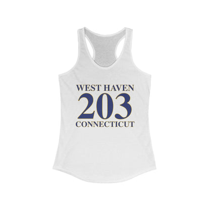 West Haven 203 Connecticut Women's Ideal Racerback Tank