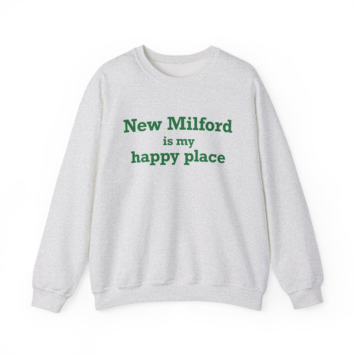 New Milford is My Happy Place Unisex Heavy Blend™ Crewneck Sweatshirt