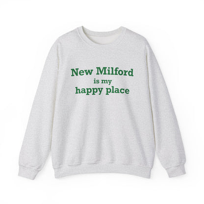New Milford is My Happy Place Unisex Heavy Blend™ Crewneck Sweatshirt