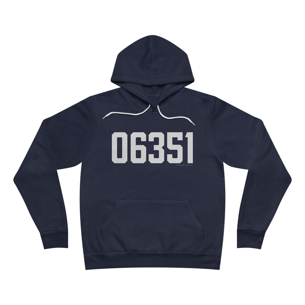 06351 Lisbon CT Zip Code Unisex Sponge Fleece Pullover Hoodie