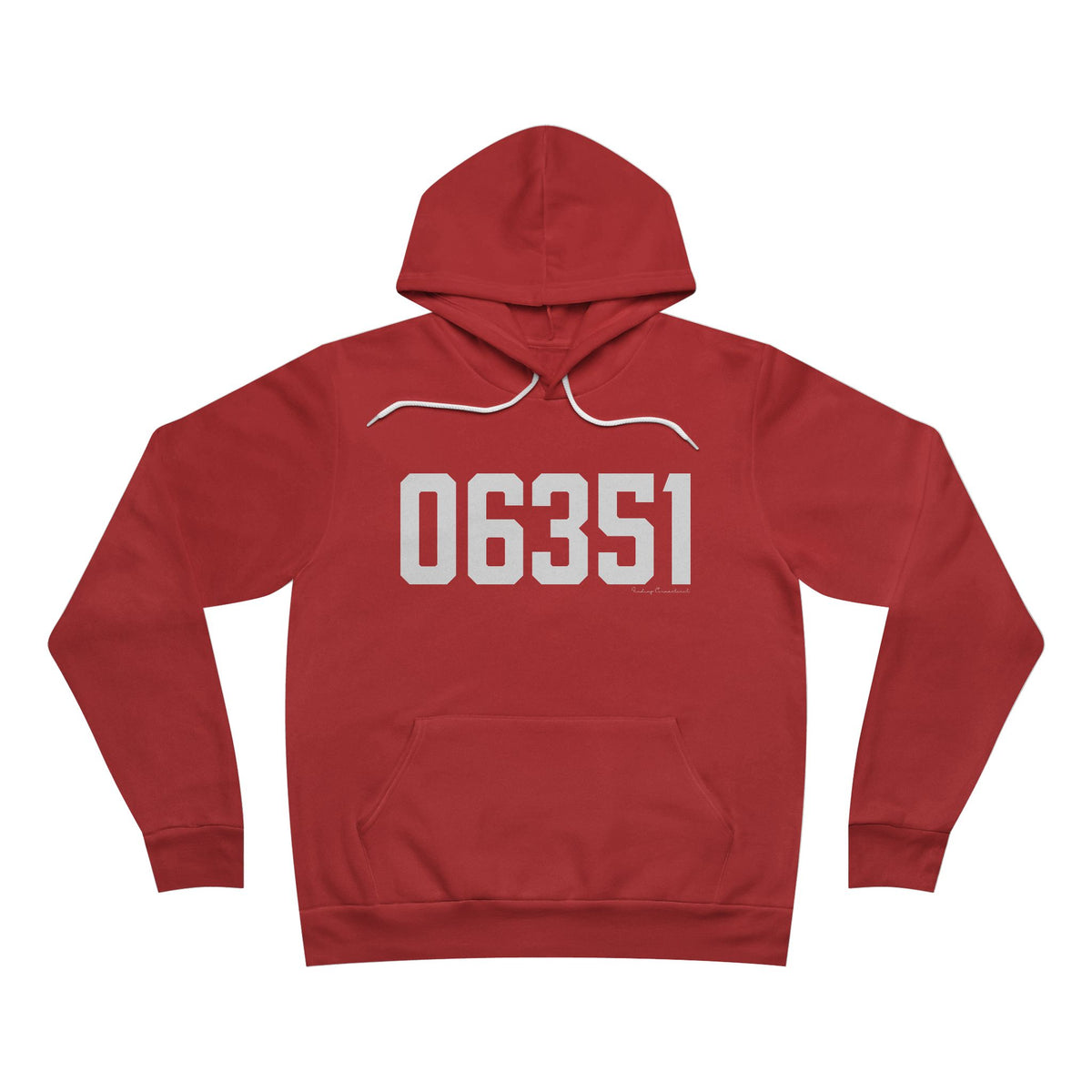 06351 Lisbon CT Zip Code Unisex Sponge Fleece Pullover Hoodie