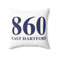 860 East Hartford  Polyester Square Pillow