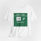Vintage Merritt Parkway Exit 49N Sign Unisex Jersey Short Sleeve T-Shirt