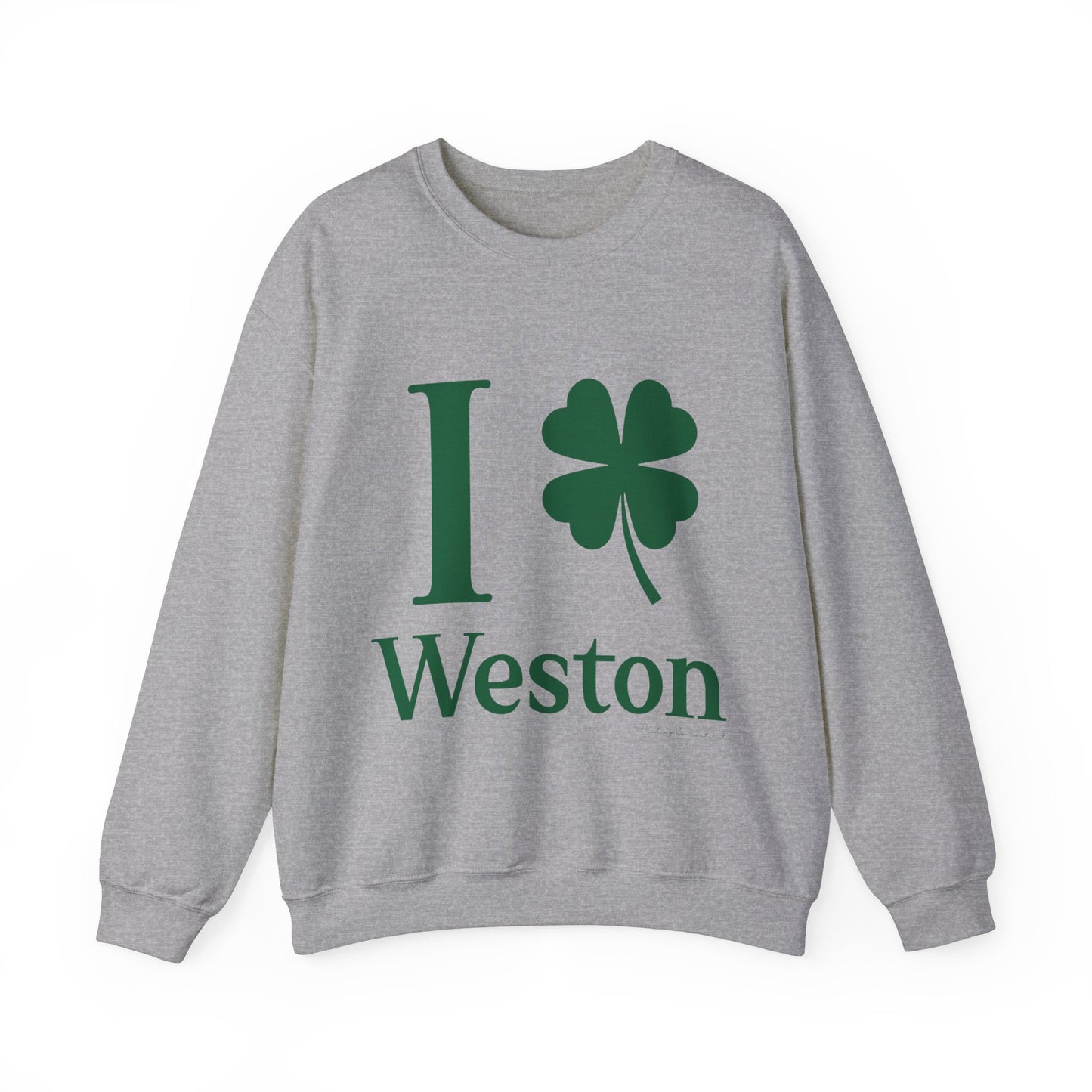 I Clover Weston (Green) Unisex Heavy Blend™ Crewneck Sweatshirt