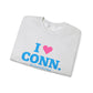 I Heart CONN. Unisex Heavy Blend™ Crewneck Sweatshirt